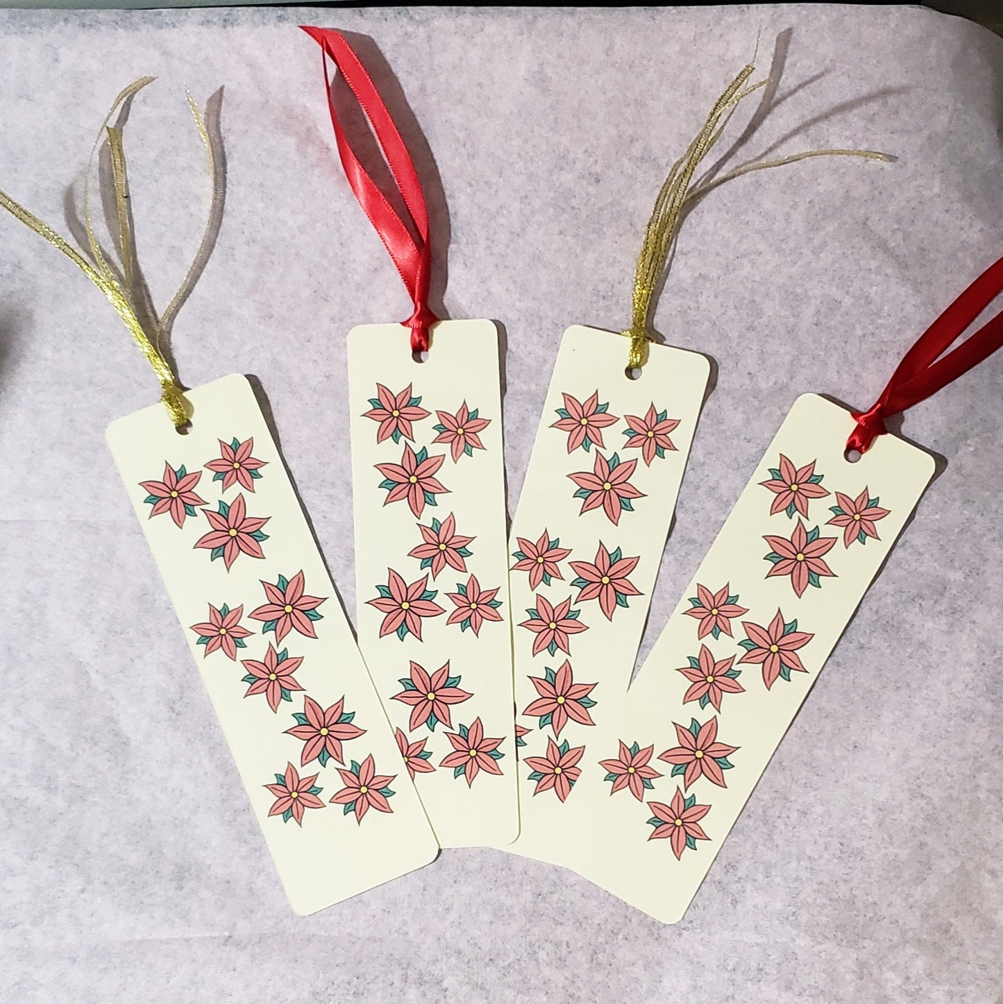 Poinsettias Bookmark