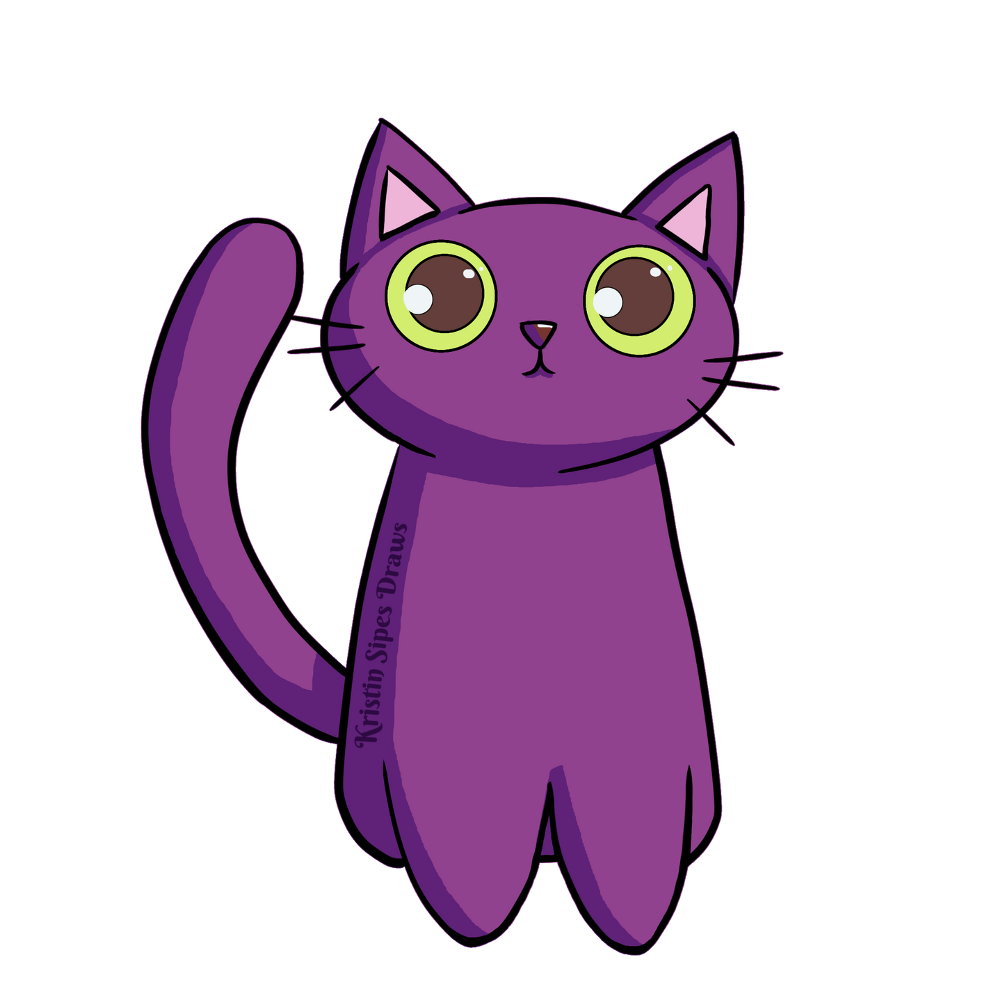 2.25" Kitty Sticker