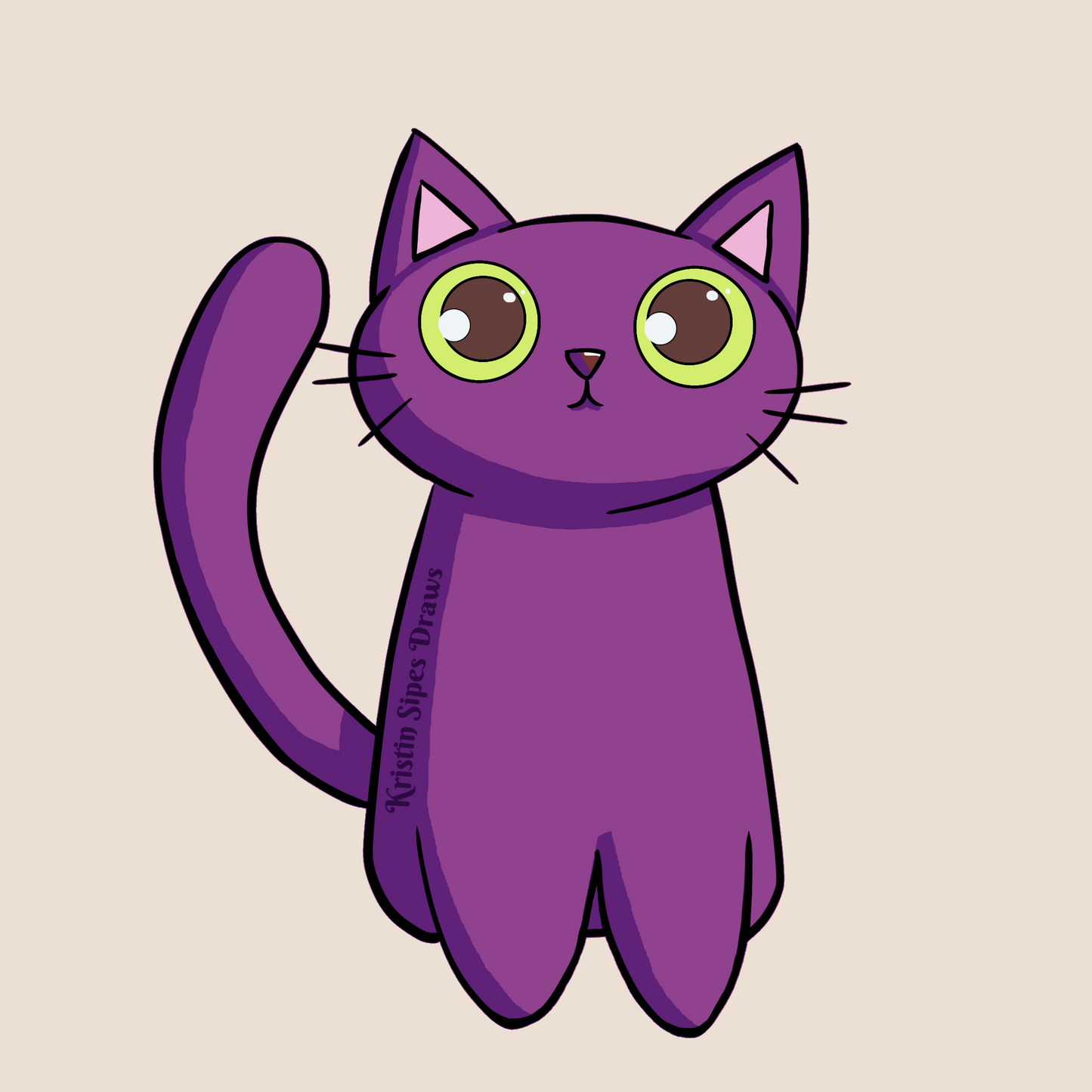 2.25" Kitty Sticker