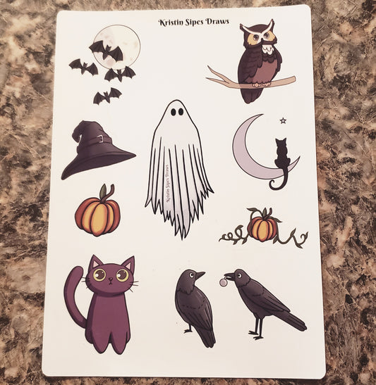 Halloween Sticker Sheet 2023