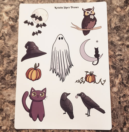 Halloween Sticker Sheet