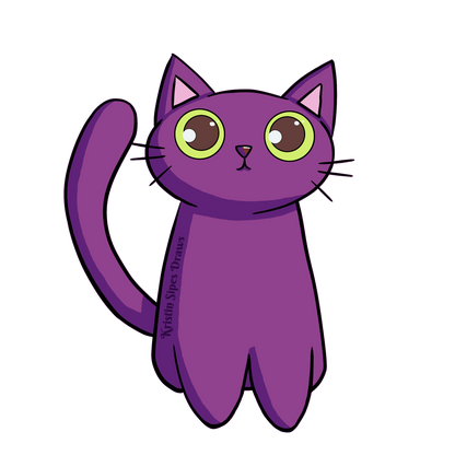 2.25" Kitty Sticker